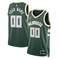 Milwaukee Bucks Nike Icon Swingman Jersey - Custom - Unisex