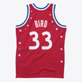 NBA All-Star East Larry Bird Authentic All-Star Jersey By Mitchell & Ness - Scarlett