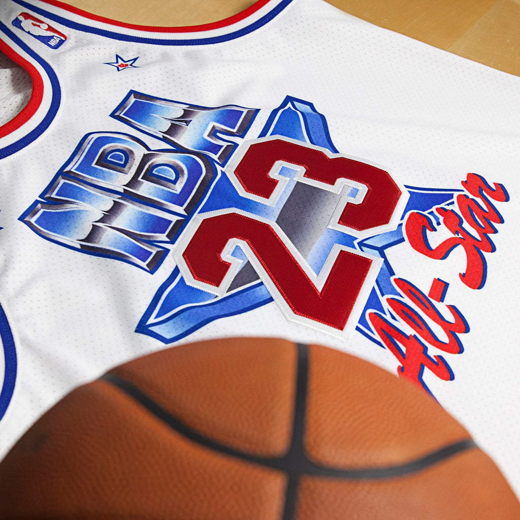 NBA All-Star East Michael Jordan 1991 Authentic Jersey by Mitchell & Ness - White