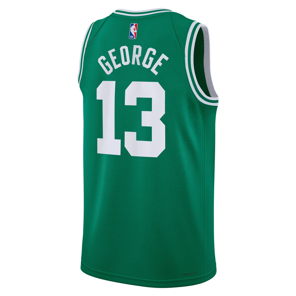 Boston Celtics Nike Icon Edition Swingman Jersey - Kelly Green - Custom - Unisex - Paul George