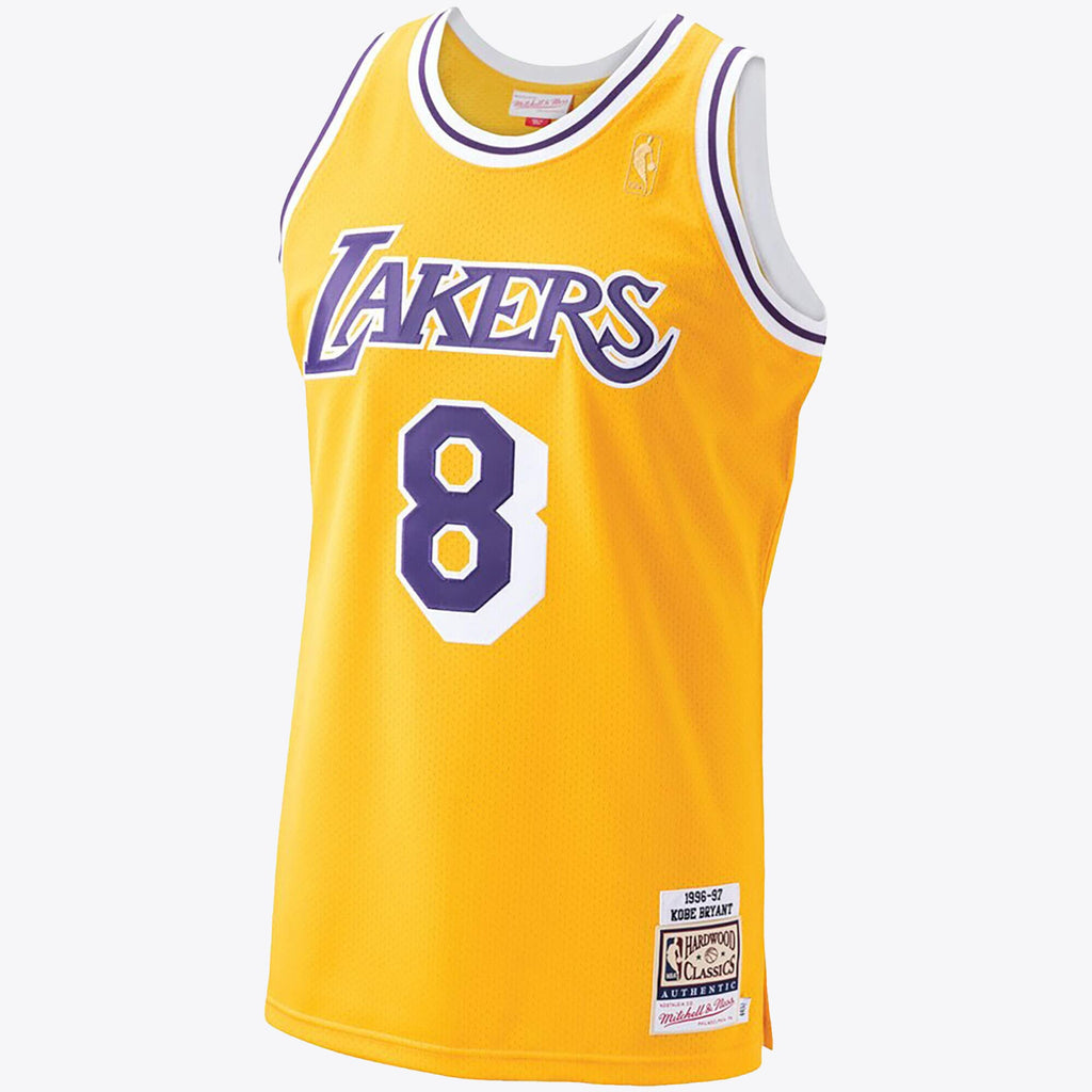 Kobe Bryant Hardwood Classics 1996-97 Authentic Jersey By Mitchell & Ness - Gold